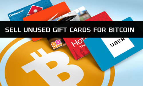 HOW TO EXCHANGE GIFT CARDS FOR BITCOINS
